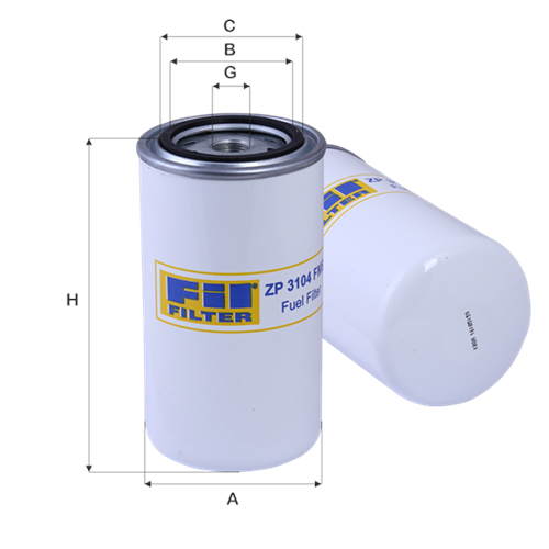 FİLTRE MAZOT ATOM CATERPILAR