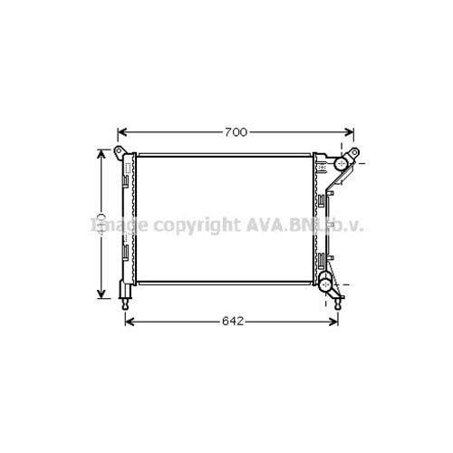 MINI RADYATÖR 540x357 COPPER ONE