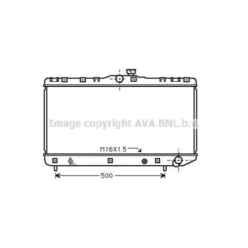 TOYOTA RADYATÖR 35x69 COROLLA 20D