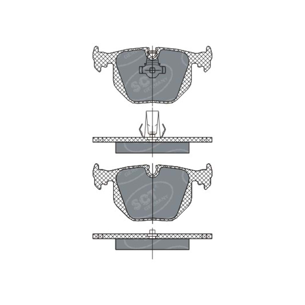 BMW FREN BALATA ARKA E53 X5 X39 X46