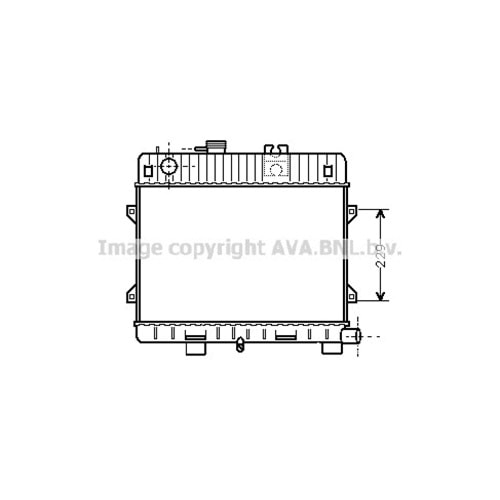 BMW RADYATÖR E30 34X44 M10 -87
