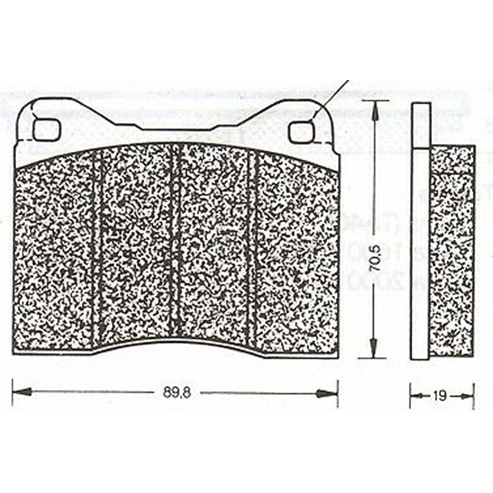 BMW FREN BALATA ÖN E12 E12