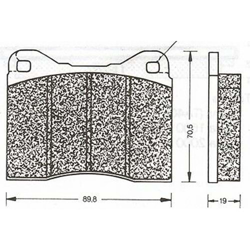 BMW FREN BALATA ÖN E12 E12
