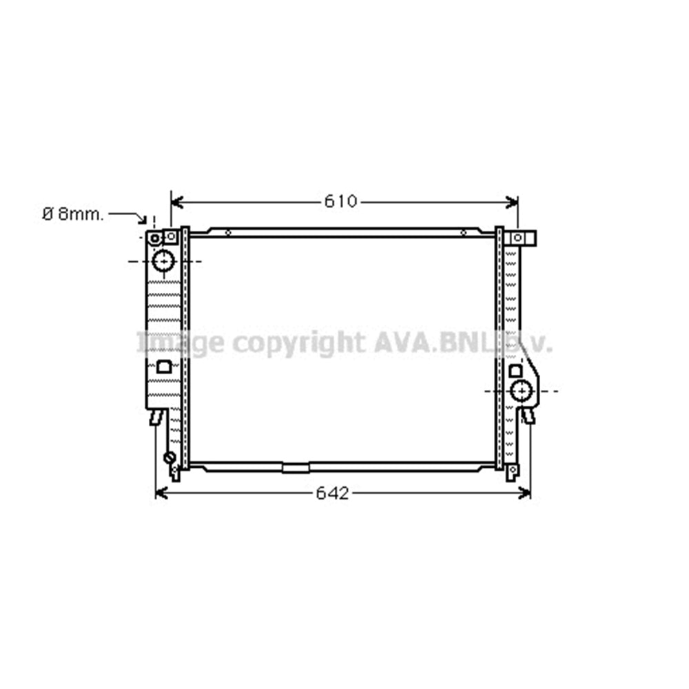 BMW RADYATÖR E36 55X41 E36 M51 TDS