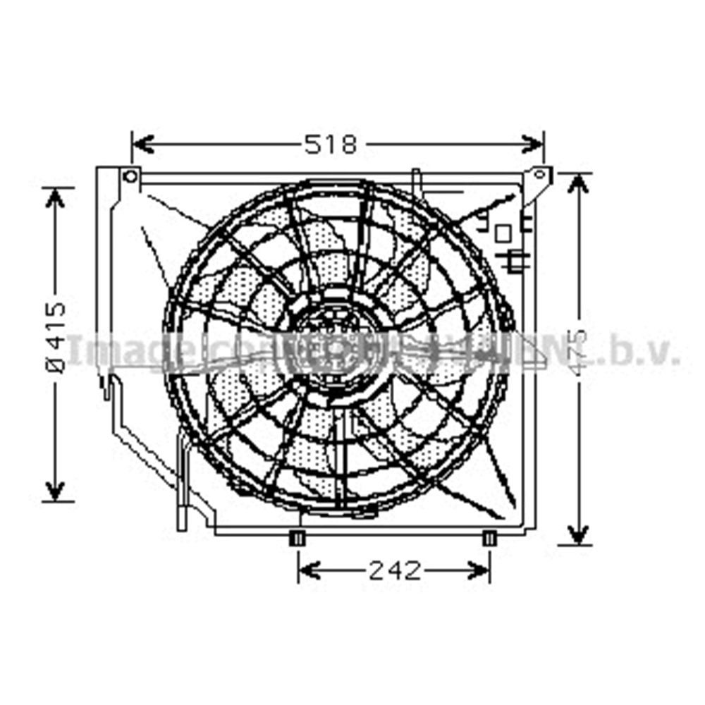 BMW DAVLUMBAZ RADYATÖR FAN E46 M43