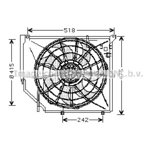 BMW DAVLUMBAZ RADYATÖR FAN E46 M43