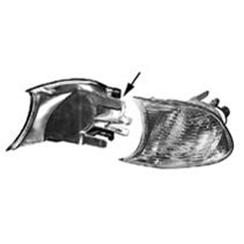 BMW SİNYAL ÖN SAĞ BEYAZ E46/2 -1999