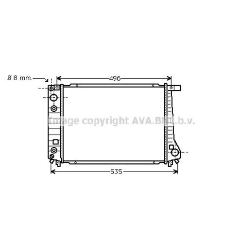 BMW RADYATÖR E30 44X33 E30 87+ OTO
