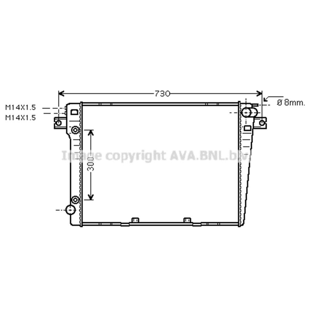 BMW RADYATÖR E30 55X46 E30 M20 OTO
