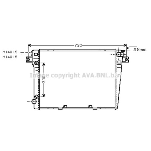 BMW RADYATÖR E30 55X46 E30 M20 OTO
