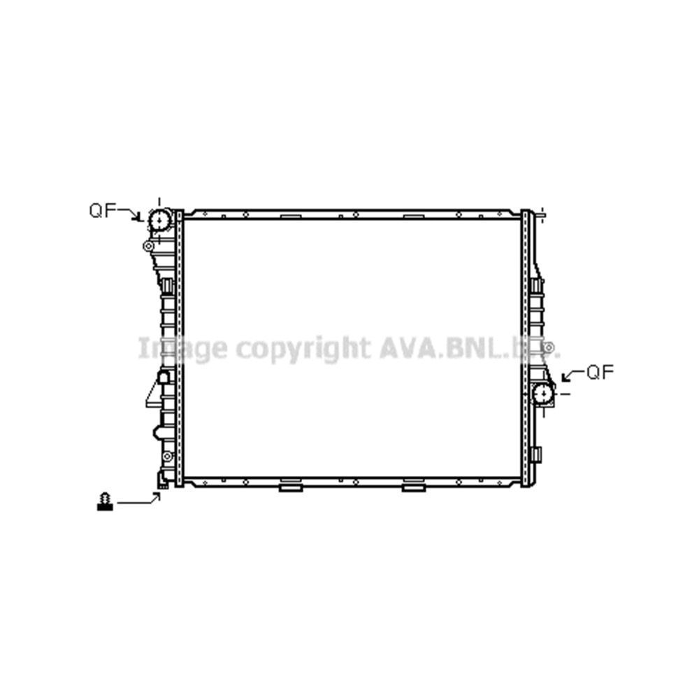 BMW RADYATÖR E53 59X59 E53 30D
