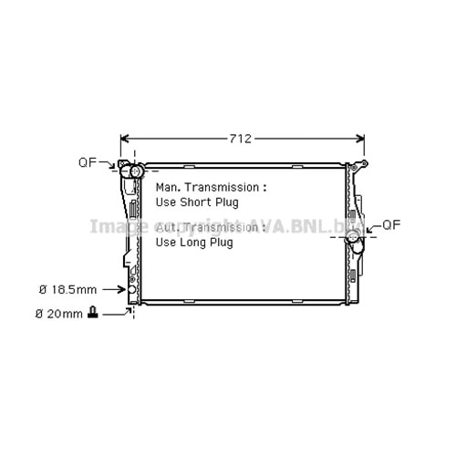 BMW RADYATÖR E87 60X46 E87 E90 N52 N42