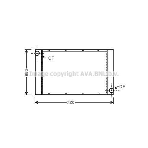 BMW RADYATÖR E60 62x37 530D 525D