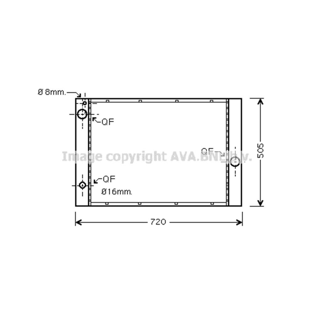 BMW RADYATÖR E39 62x49 E60 520 530