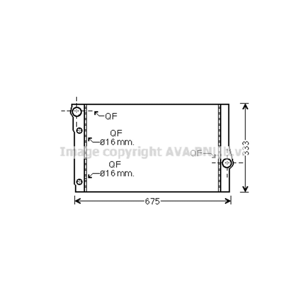 BMW RADYATÖR F10 600X330 F07 F11 F12