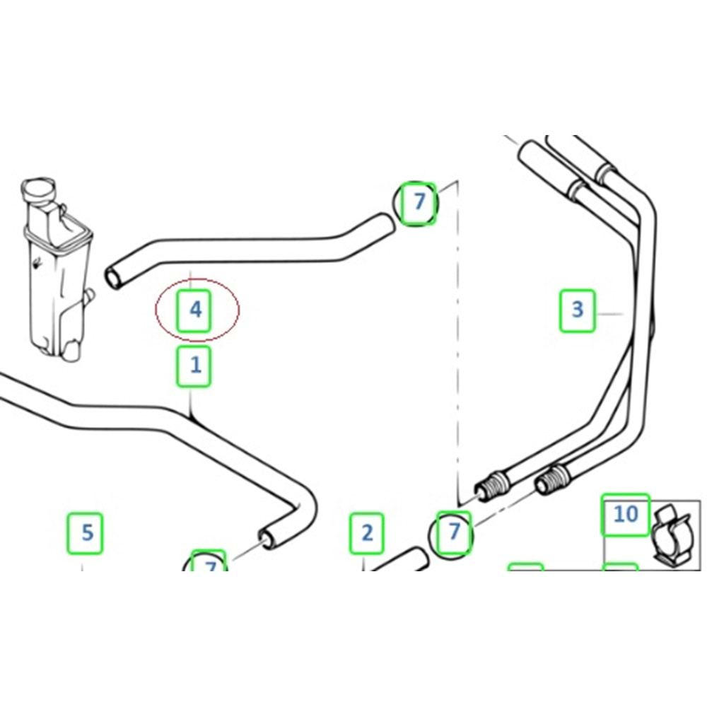 BMW SU HORTUM SU DEPO - KALORIFER E46 N42 N46