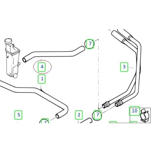 BMW SU HORTUM SU DEPO - KALORIFER E46 N42 N46