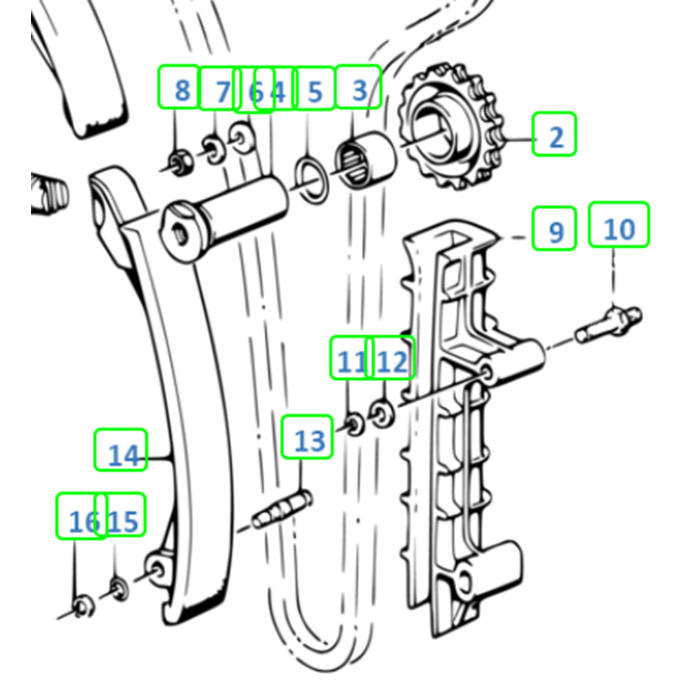 BMW GERGİ KIZAK S14 SAG