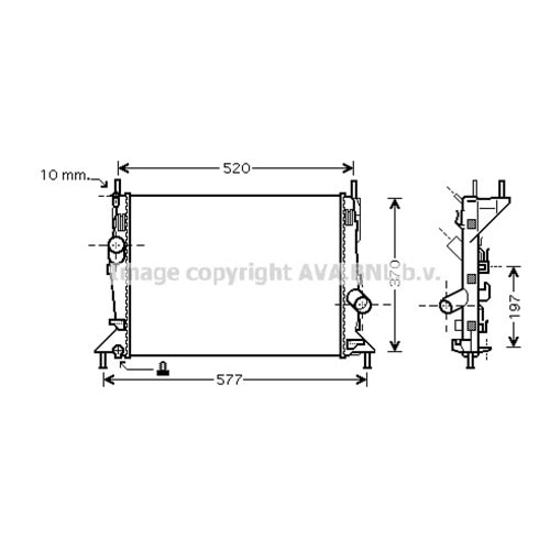 FORD RADYATÖR 450x372 FOCUS II