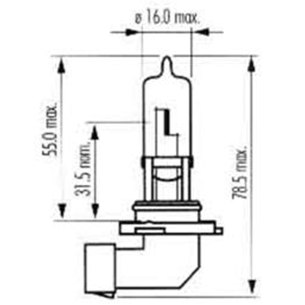 FAR AMPÜL HB3 12V60W BEYAZ
