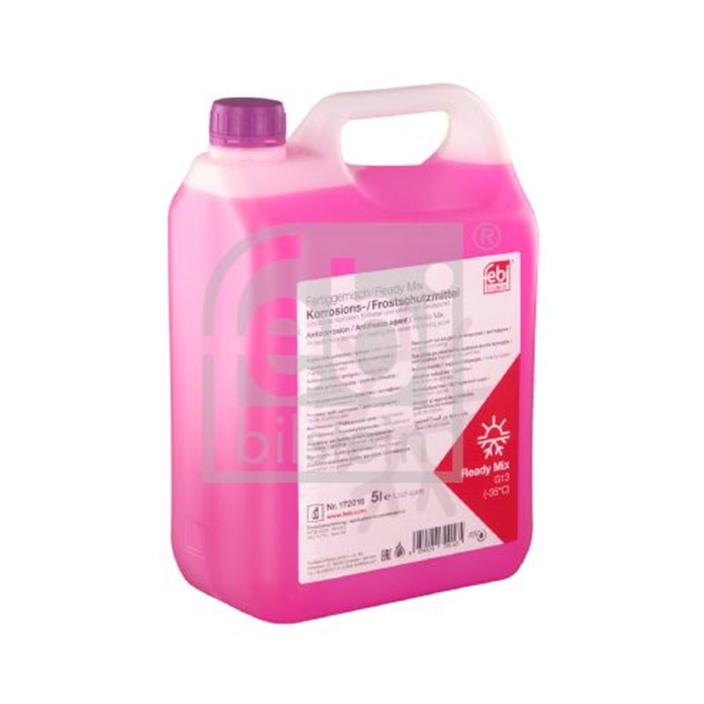 FEBI ANTİFRİZ PEMBE 5LT G13 Hazır Kullanım