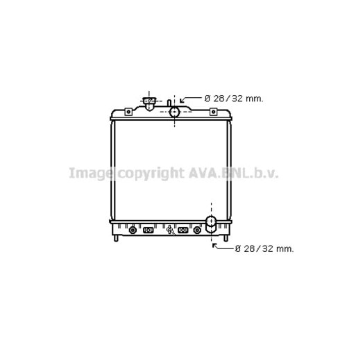 HONDA RADYATÖR 352x347 CVC OTO 14/6
