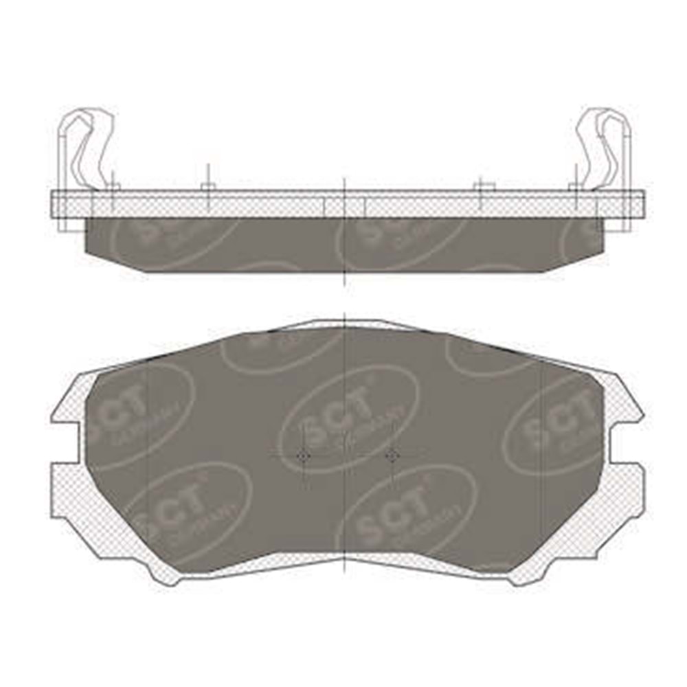 HYUNDAI FREN BALATA ÖN TUSCON
