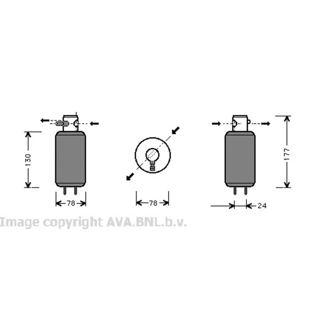 VW KLİMA TÜBÜ CADDY GOLF3
