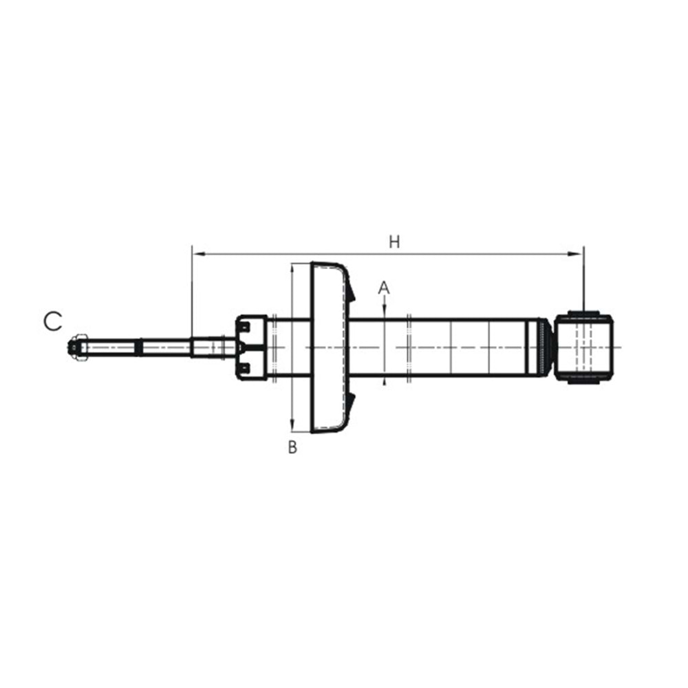 VW AMORTİSÖR ARKA GOLF2