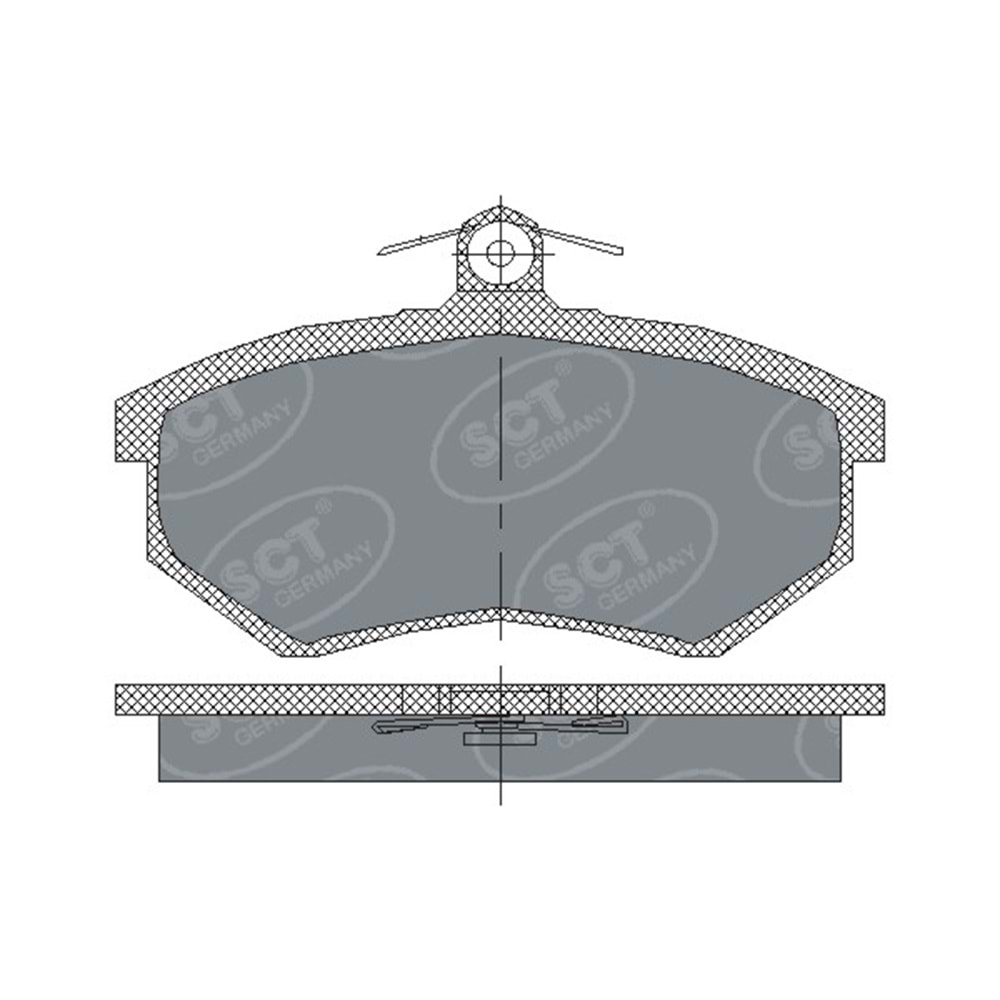 VW FREN BALATA ÖN CADDY CLASSIC