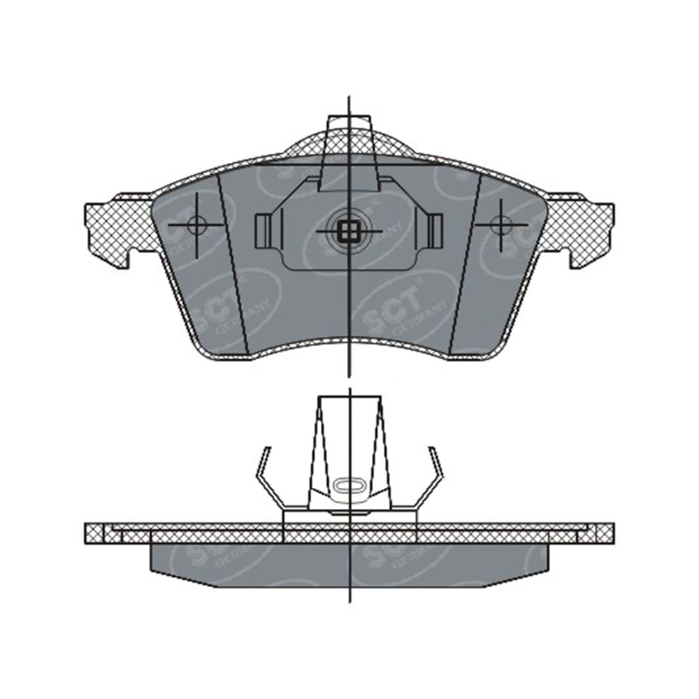 VW FREN BALATA ÖN TRANSPORTER4 A100 VR6