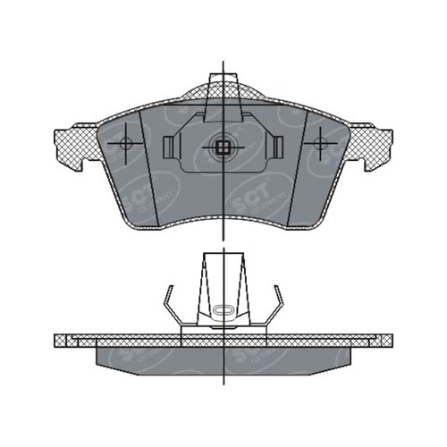 VW FREN BALATA ÖN TRANSPORTER4 A100 VR6