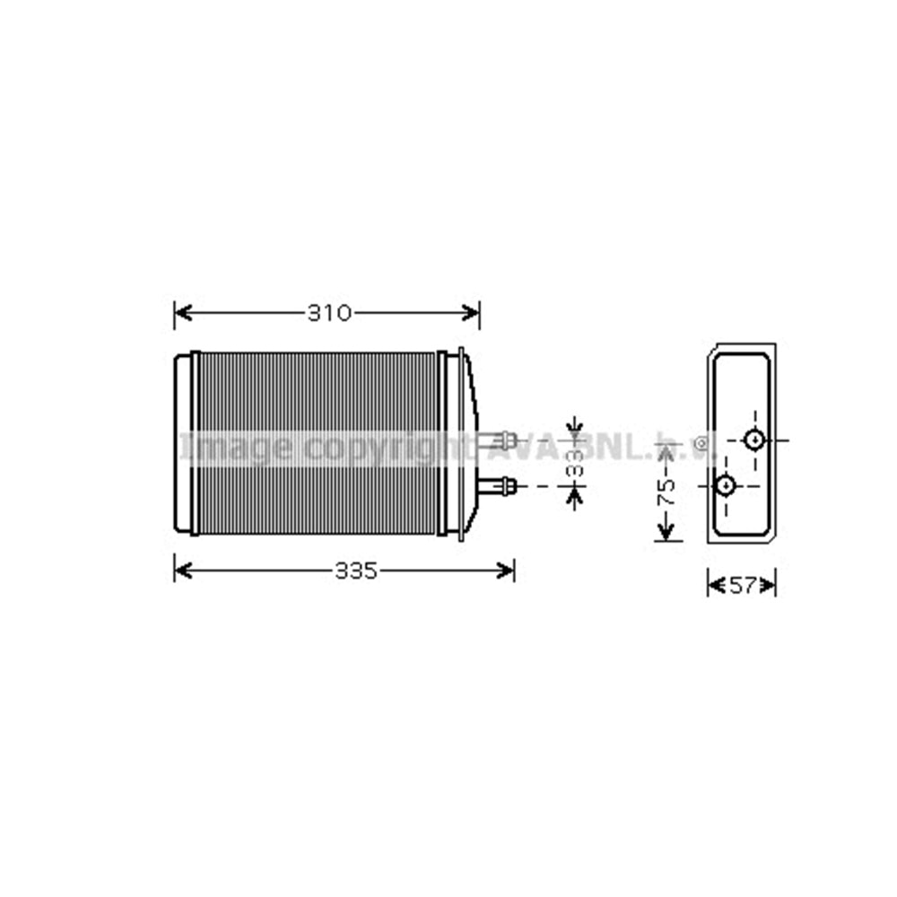 VW RADYATÖR KALORİFER CADDY 96+