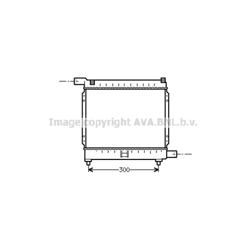 MB RADYATÖR W124 37x29 W201 102