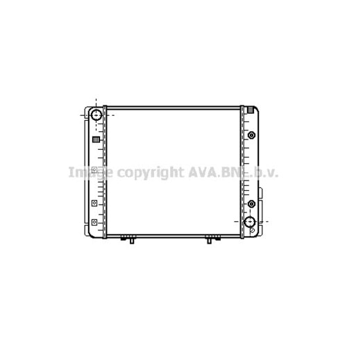 MB RADYATÖR W124 48x48 84+ B/AC/OTO