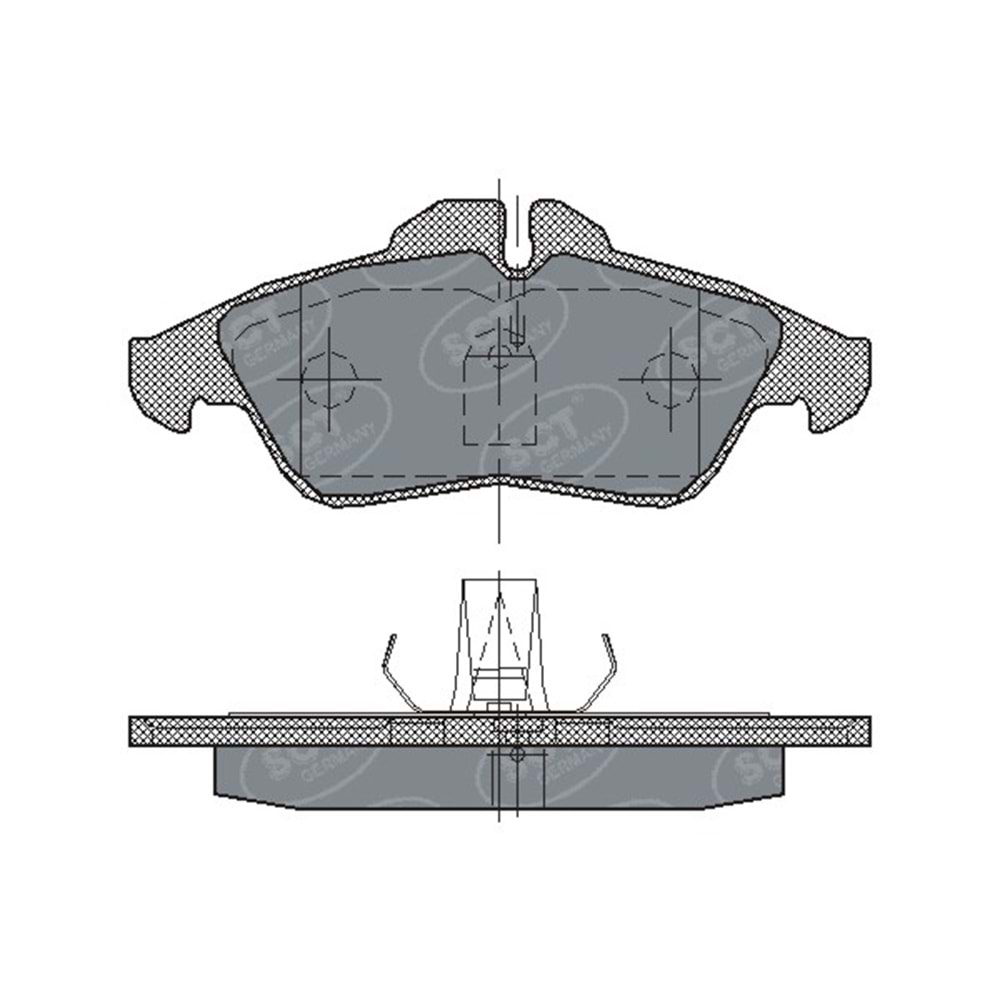 MB FREN BALATA ÖN W901 SPRINTER