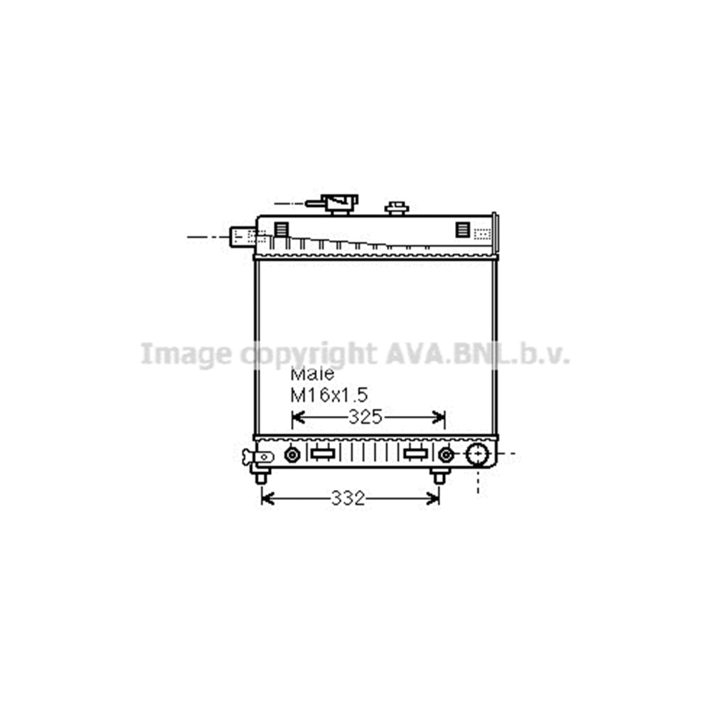 MB RADYATÖR W202 44x36 W202 OTO