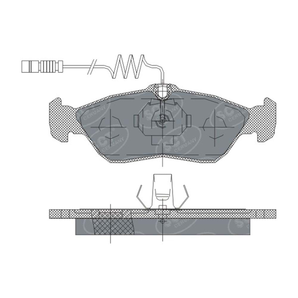 MB FREN BALATA ARKA W901 SPRINTER