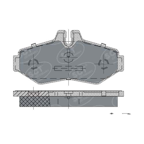 MB FREN BALATA ARKA W901 SPRINTER