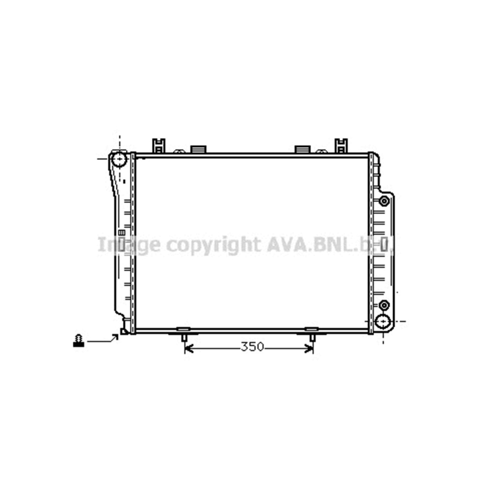 MB RADYATÖR W140 66x44 300D 350D