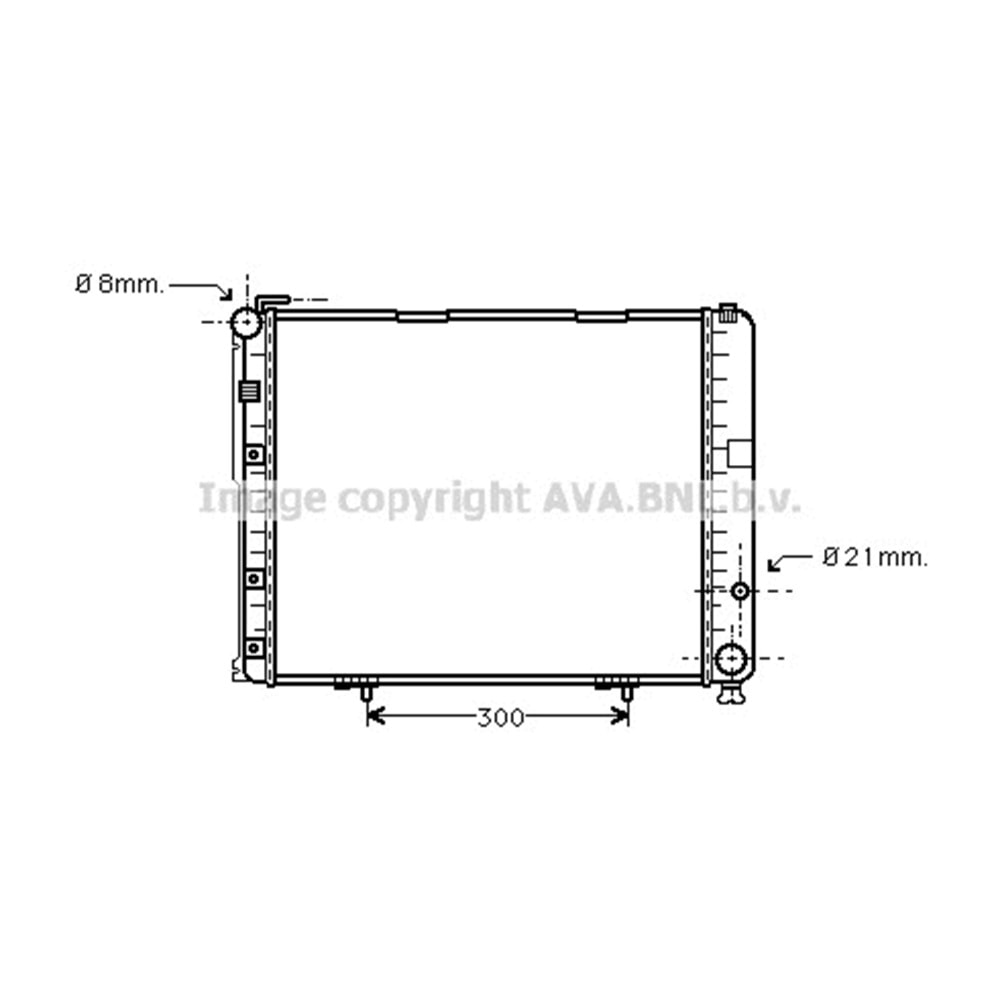 MB RADYATÖR W124 61x49 D/AC BORULU