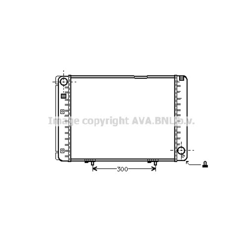 MB RADYATÖR W201 57x45 190E AC