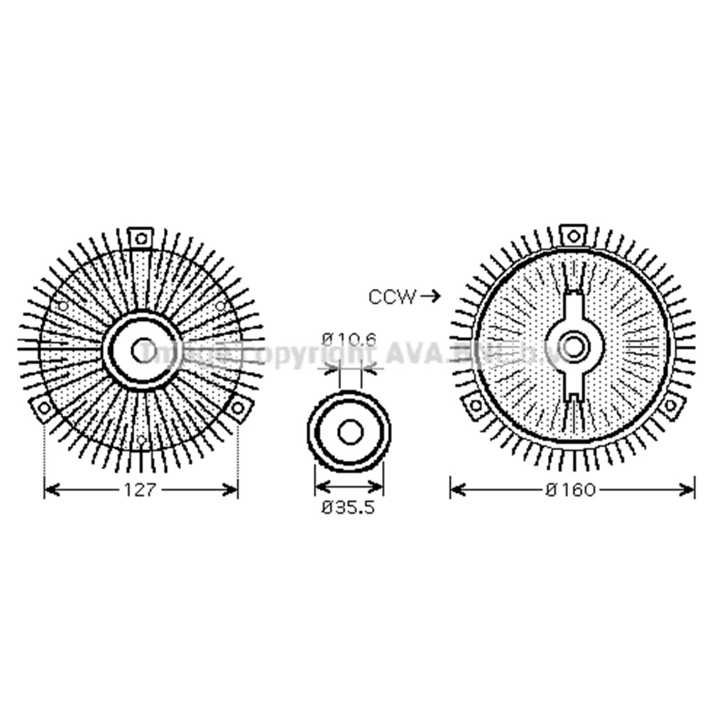 MB TERMİK W140 R129 M103 M104 3 DELİK