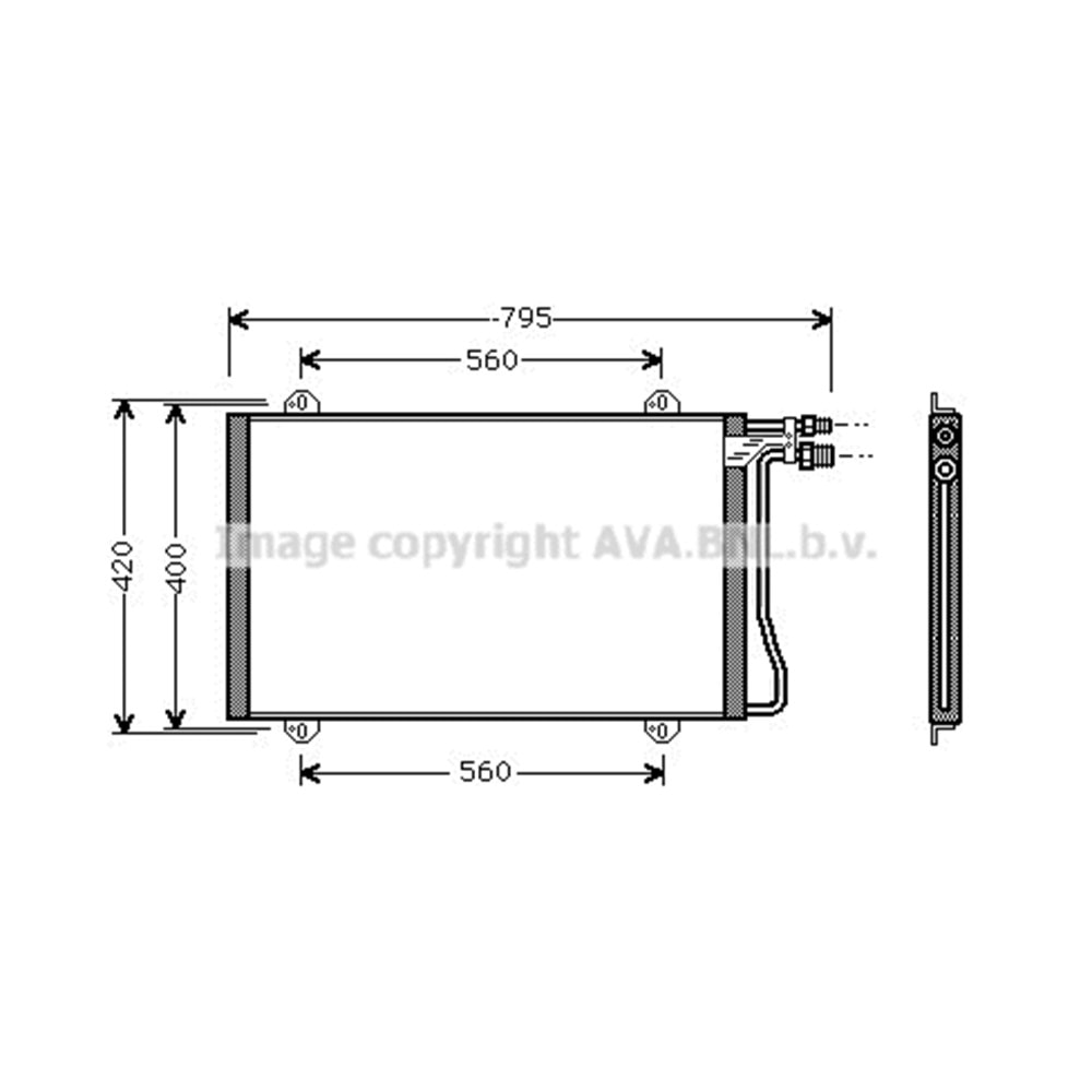 MB RADYATÖR KLİMA W901 SPRINTER