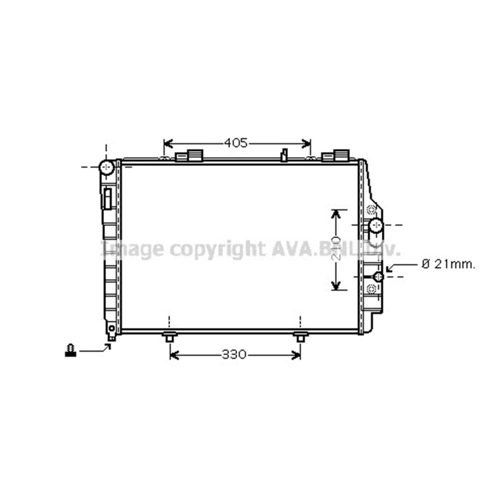 MB RADYATÖR W208 61x42 CLK C208