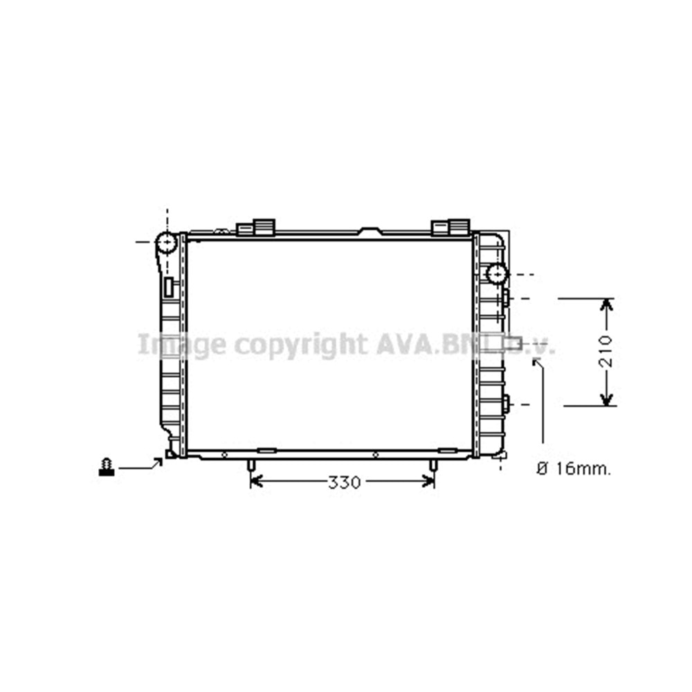 MB RADYATÖR W208 52x42 W208 W202