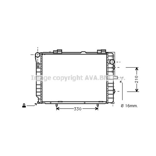 MB RADYATÖR W208 52x42 W208 W202
