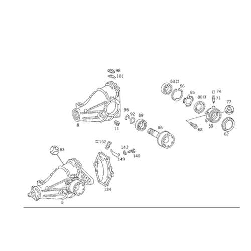 MB DİFRANSİYEL TMTK W210 W202