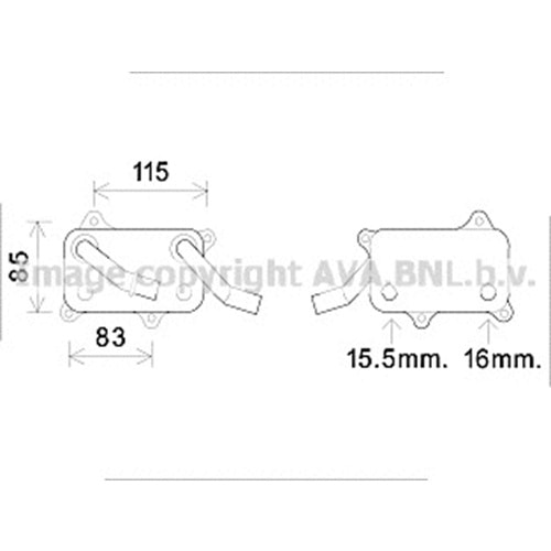 MB RADYATÖR YAĞ MOTOR M112 240