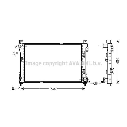 MB RADYATÖR W203 65x40